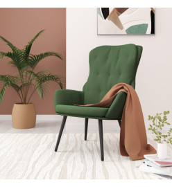 Chaise de relaxation Vert foncé Velours