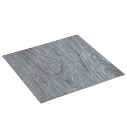 Planches de plancher autoadhésives 20 pcs PVC 1,86m² Gris clair