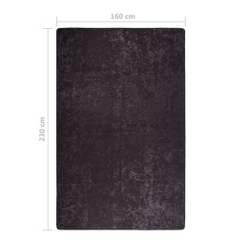 Tapis lavable antidérapant 160x230 cm Anthracite