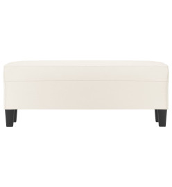 Banc Crème 100x35x41 cm Similicuir