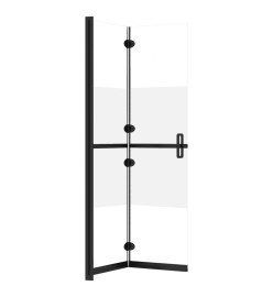 Paroi de douche pliable Verre ESG demi-dépoli 70x190 cm