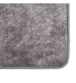 Tapis lavable antidérapant 190x300 cm Gris