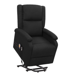 Fauteuil de massage Noir Tissu