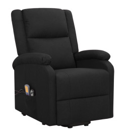 Fauteuil de massage Noir Tissu