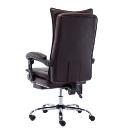 Chaise de bureau de massage Marron Similicuir