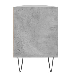 Meuble TV gris béton 150x30x44,5 cm bois d'ingénierie