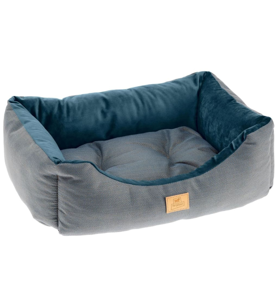 Ferplast Lit pour chien et chat Chester 80 Bleu