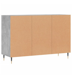Buffet gris béton 103,5x35x70 cm bois d'ingénierie