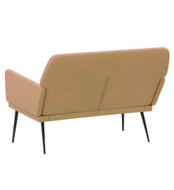 Banc Marron 108x79x79 cm Velours