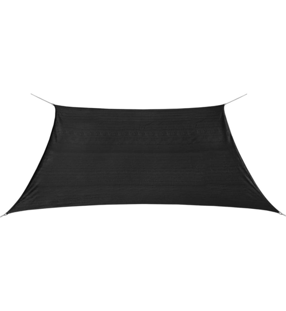 Voile de parasol PEHD Carré 2 x 2 m Anthracite