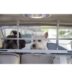 Worldwise Barrière d'auto pour chien K9K Aluminium Argenté