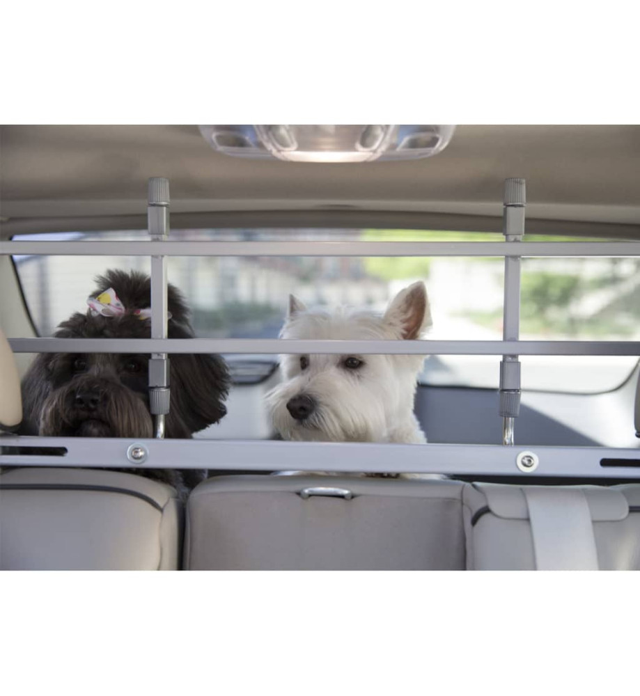 Worldwise Barrière d'auto pour chien K9K Aluminium Argenté