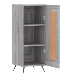 Buffet Sonoma gris 34,5x34x90 cm Bois d'ingénierie