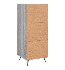 Buffet Sonoma gris 34,5x34x90 cm Bois d'ingénierie