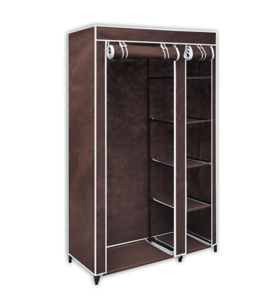 Garde-robe Tissu Marron Garde-robe Tissu Marron