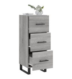 Buffet Sonoma gris 34,5x34x90 cm Bois d'ingénierie