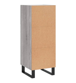 Buffet Sonoma gris 34,5x34x90 cm Bois d'ingénierie