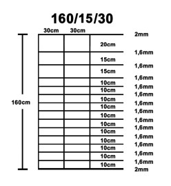 Clôture de jardin Acier galvanisé 50x1,6 m Argenté