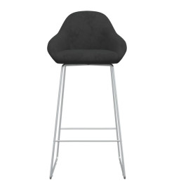 Tabouret de bar Noir Velours