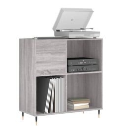 Armoire à disques sonoma gris 84,5x38x89 cm bois d'ingénierie