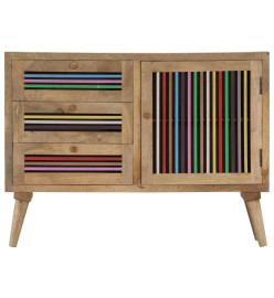 Buffet 100 x 30 x 75 cm Bois de manguier massif