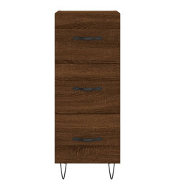 Buffet Chêne marron 34,5x34x90 cm Bois d'ingénierie