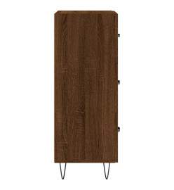 Buffet Chêne marron 34,5x34x90 cm Bois d'ingénierie
