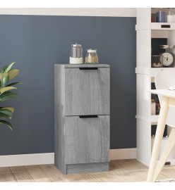 Buffet Sonoma gris 30x30x70 cm Bois d'ingénierie