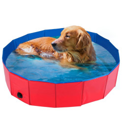 Animal Boulevard Piscine animaux de compagnie Cooling L Rouge/bleu