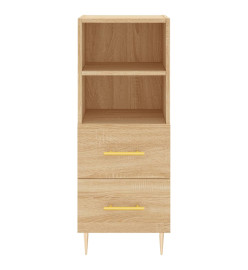 Buffet Chêne sonoma 34,5x34x90 cm Bois d'ingénierie