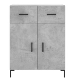 Buffet gris béton 69,5x34x90 cm bois d'ingénierie