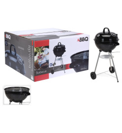 ProGarden Barbecue forme de boule noir