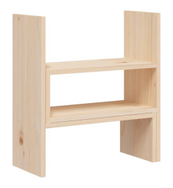 Support pour moniteur (39-72)x17x43 cm Bois de pin solide