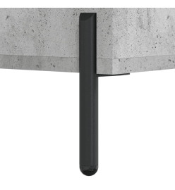 Buffet gris béton 34,5x32,5x90 cm bois d'ingénierie