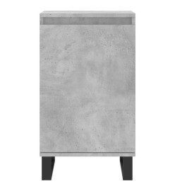 Buffet gris béton 40x35x70 cm bois d'ingénierie