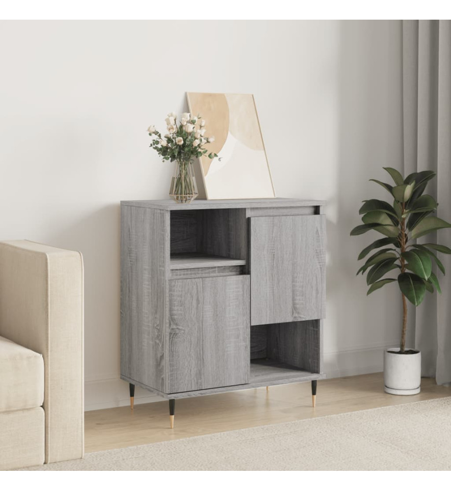 Buffet Sonoma gris 60x35x70 cm Bois d'ingénierie Buffet Sonoma gris 60x35x70 cm Bois d'ingénierie