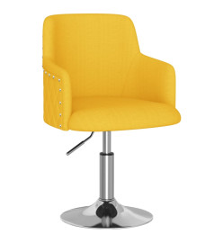 Tabouret de bar Jaune moutarde Tissu