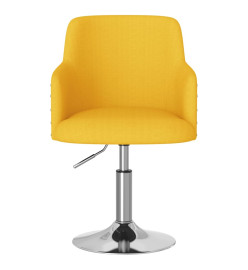 Tabouret de bar Jaune moutarde Tissu