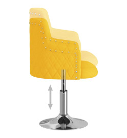 Tabouret de bar Jaune moutarde Tissu