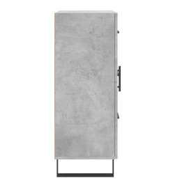 Buffet gris béton 69,5x34x90 cm bois d'ingénierie