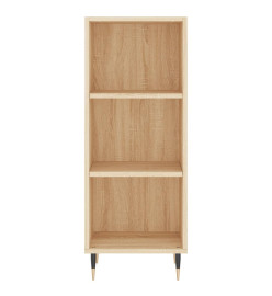 Buffet haut Chêne sonoma 34,5x32,5x180 cm Bois d'ingénierie