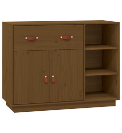 Buffet Marron miel 98,5x40x75 cm Bois massif de pin