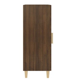 Buffet Chêne marron 34,5x34x90 cm Bois d'ingénierie