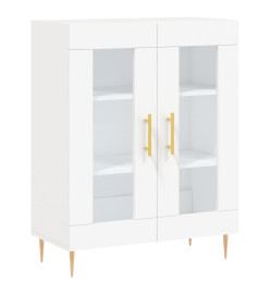 Buffet blanc 69,5x34x90 cm bois d'ingénierie