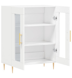 Buffet blanc 69,5x34x90 cm bois d'ingénierie