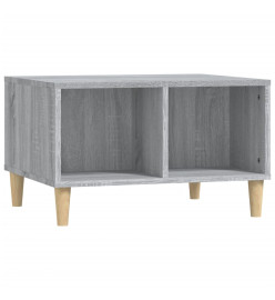Table basse Sonoma gris 60x50x36,5 cm Bois d'ingénierie