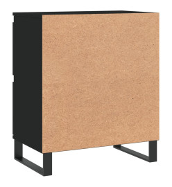 Buffet Noir 60x35x70 cm Bois d'ingénierie