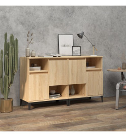 Buffets 2 pcs chêne sonoma 60x35x70 cm bois d'ingénierie