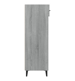 Armoire à chaussures Sonoma gris 60x35x105 cm Bois d'ingénierie