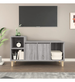 Meuble TV Sonoma gris 100x35x55 cm Bois d'ingénierie